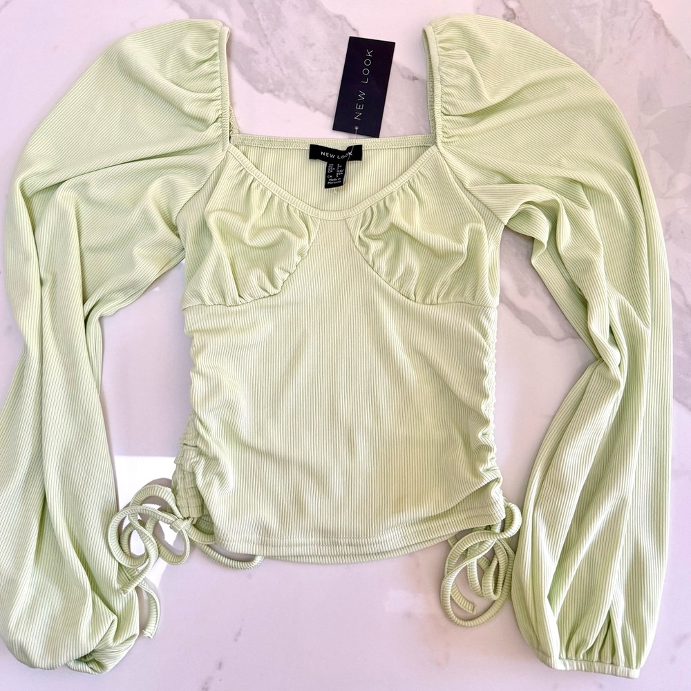 NWT - Asos Ribbed Off-Shoulder Top